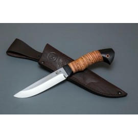 "Hawk" (Steel-H12MF, Birch bark)